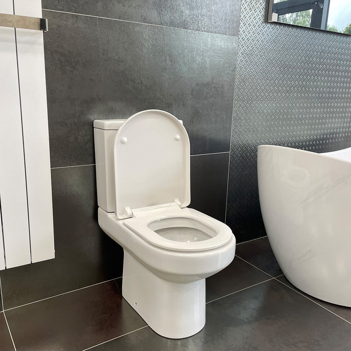Nuie Harmony Close Coupled Toilet &amp; Soft Close Seat