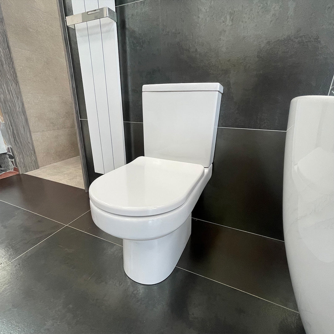 Nuie Harmony Close Coupled Toilet &amp; Soft Close Seat