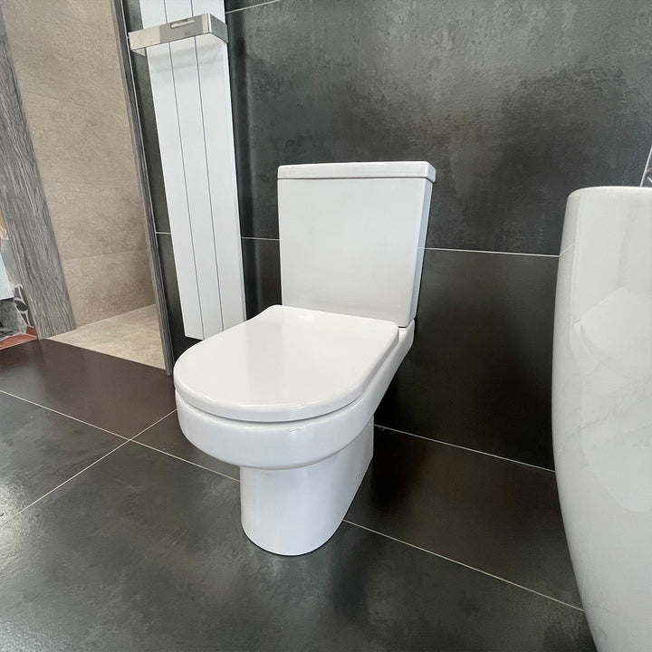 Nuie Harmony Close Coupled Toilet &amp; Soft Close Seat