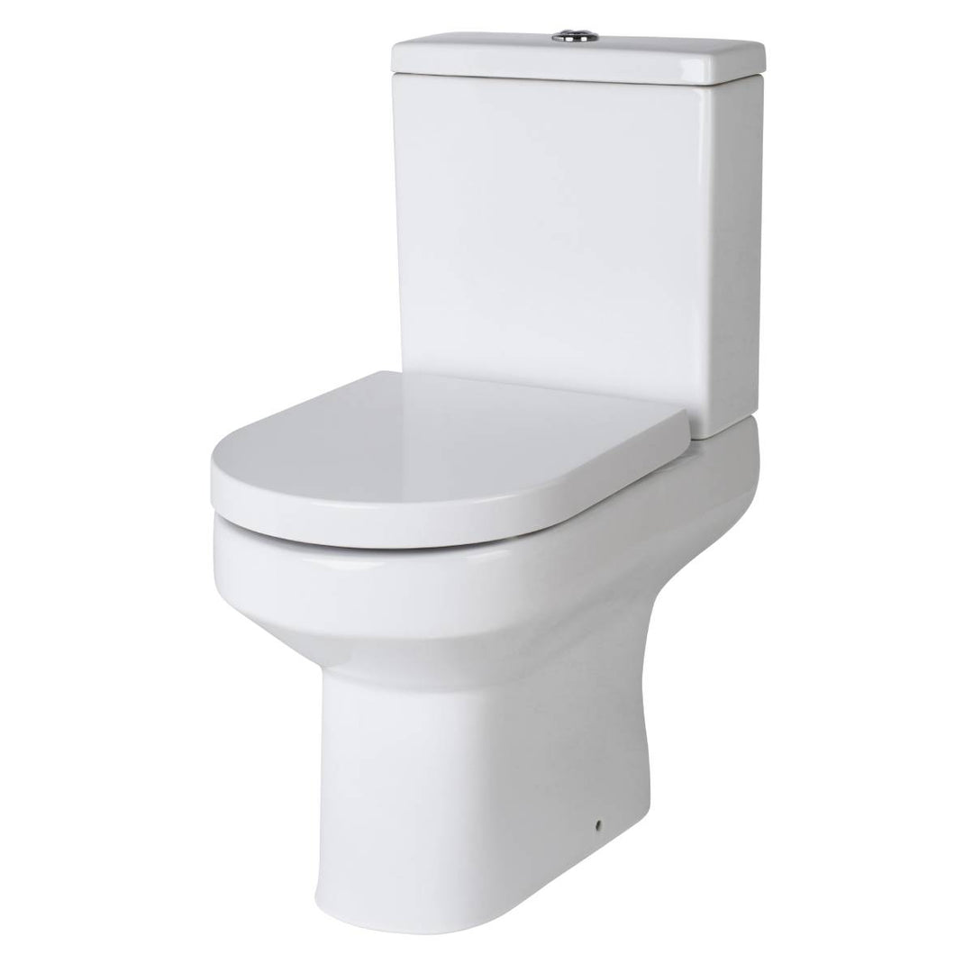 Nuie Harmony Close Coupled Toilet &amp; Soft Close Seat