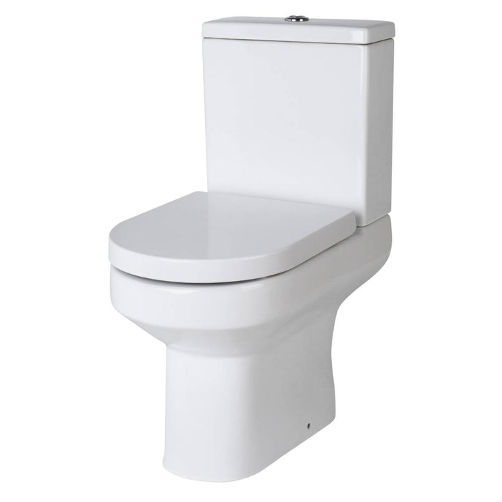 Nuie Harmony Close Coupled Toilet &amp; Soft Close Seat