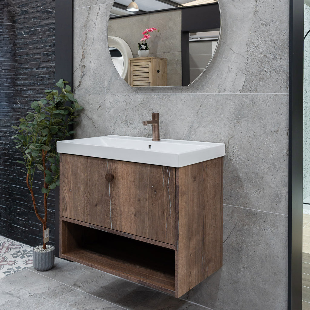 Josef Martin Havana 800mm Wall Hung Vanity Unit & Inset Basin