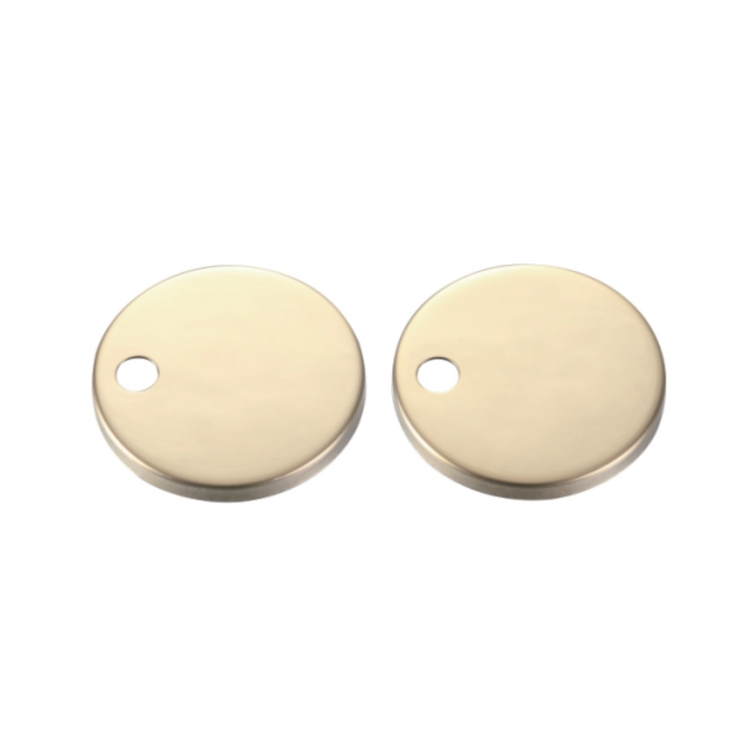 Toilet Seat Hinged Cover Caps 58mm Brushed Brass