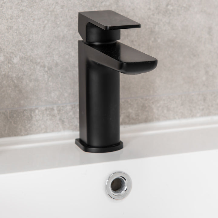 Eliseo Ricci Sharpe Mono Basin Mixer inc. Waste - Matt Black