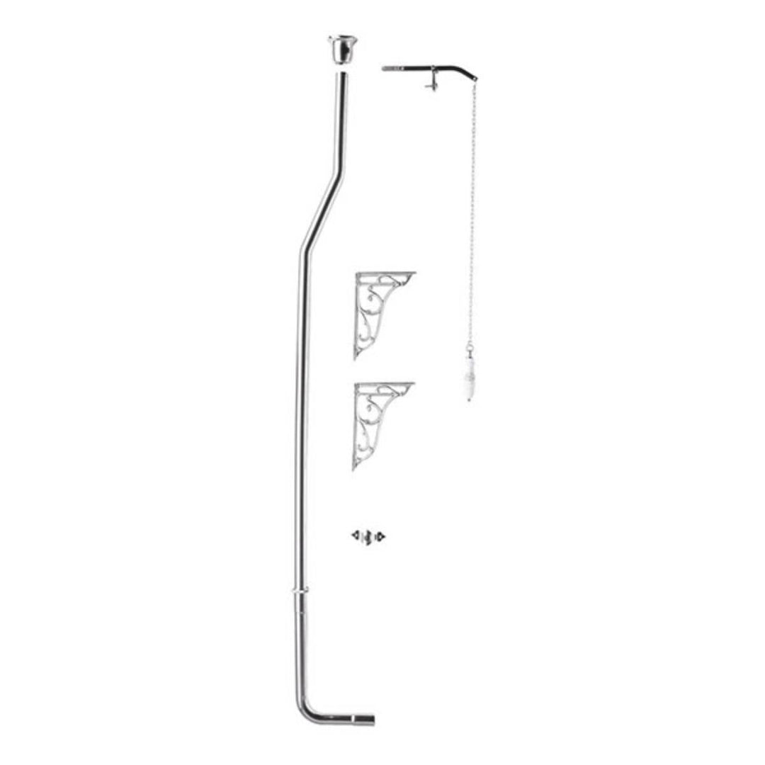 Heritage High Level Flush Pack - Chrome