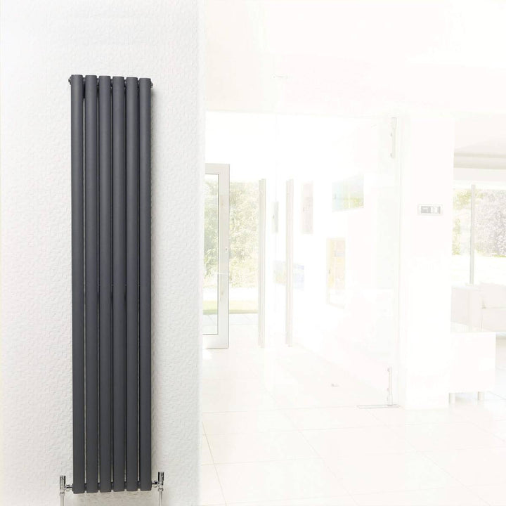 Hudson Reed Revive 1500 x 354mm Double Panel Radiator - Anthracite HLA76