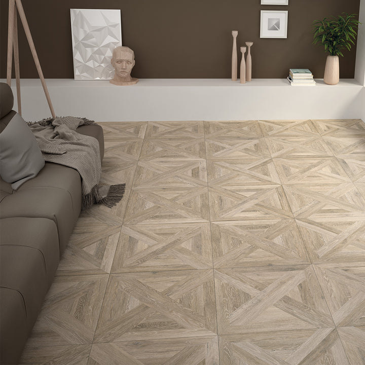 Manhattan Nature Woodeffect 59.4 x 59.4cm Rectified Porcelain Tile - 42sqm Pallet