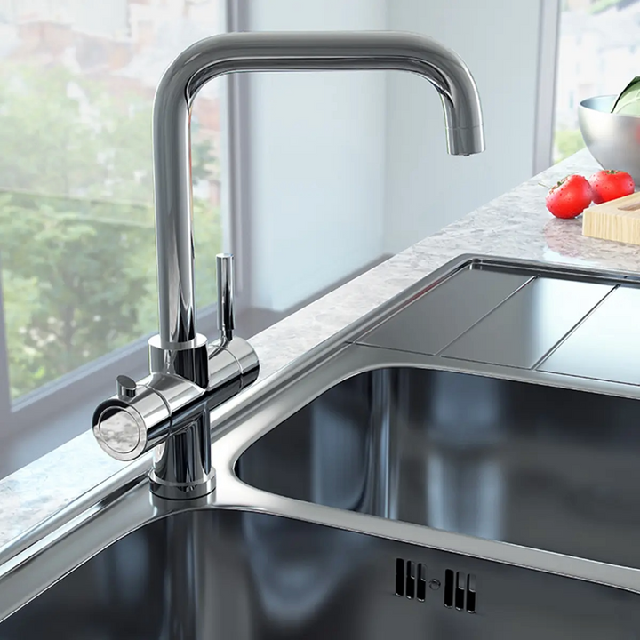 3 in 1 Boiling Water Tap D Spout - Chrome