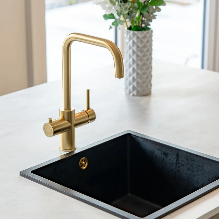 3 in 1 Boiling Water Tap D Spout - Brass