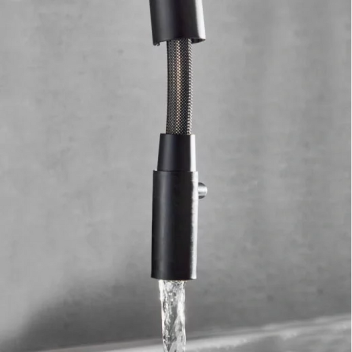 4 in 1 Boiling Water Tap Pull Out U Spout - Black