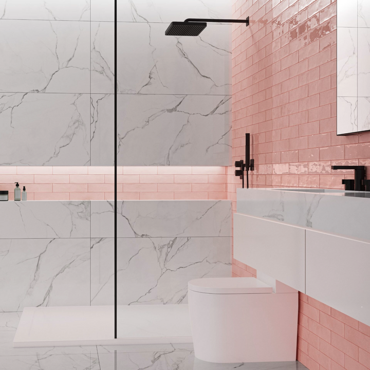 Harlequin Rose 7 x 28 Brick Wall Tile - 0.59sqm perbox