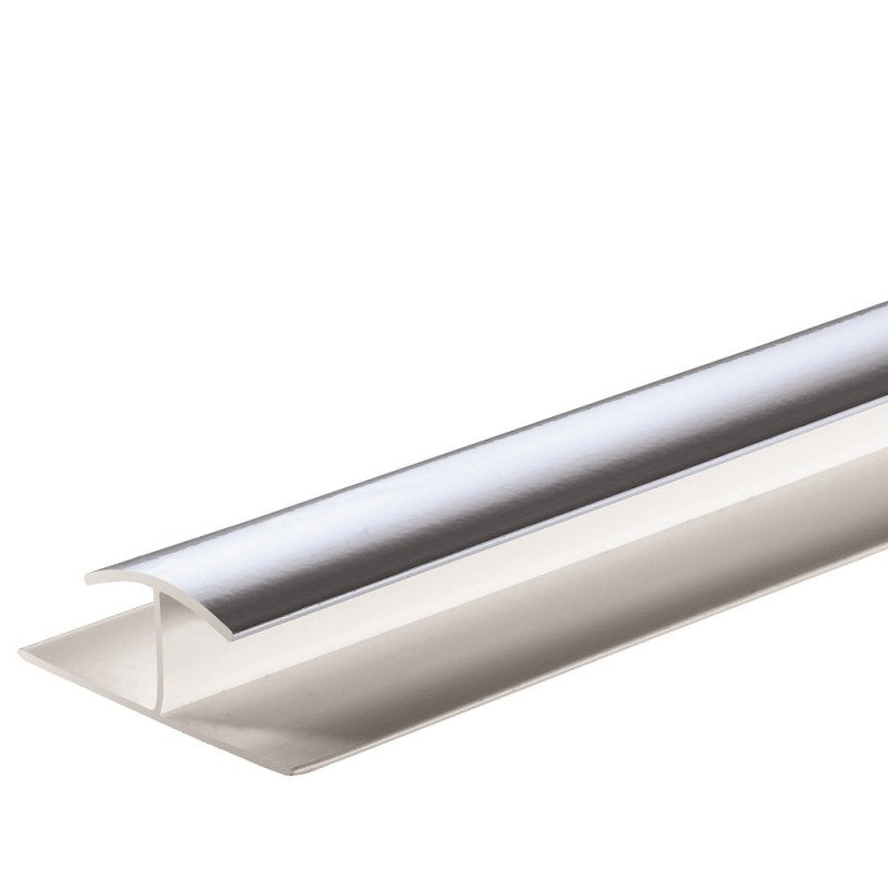 Lusso Panel 10mm H Joint Silver - 2400mm