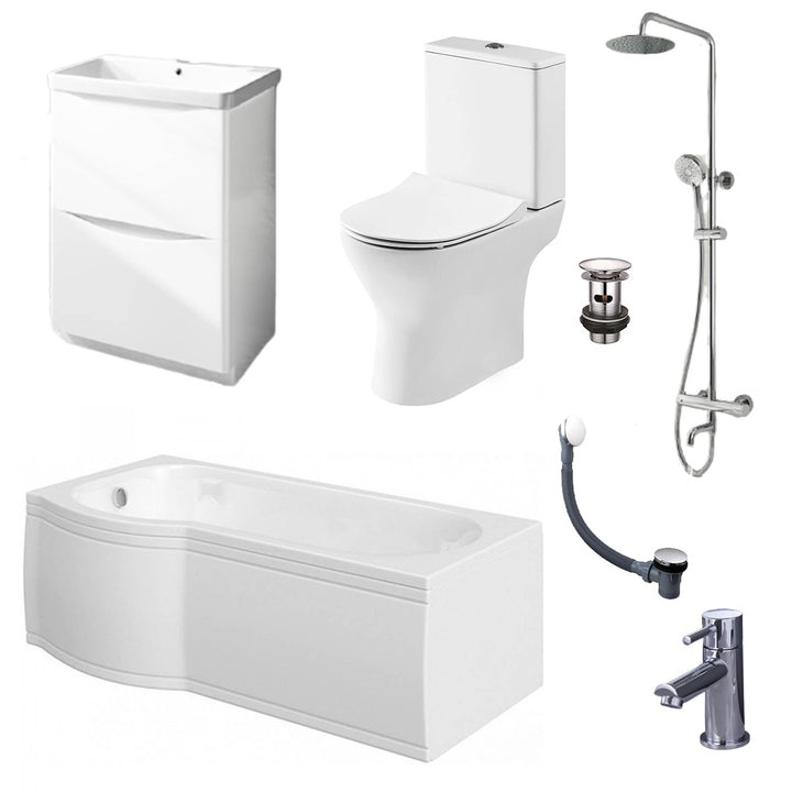 Happi Shower Bath Complete Suite - Left Hand