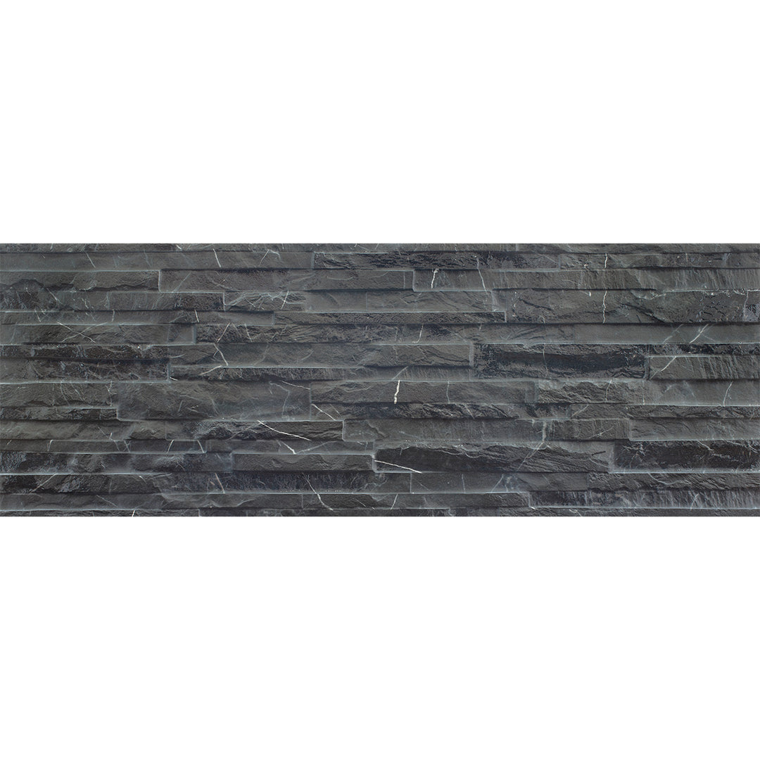 Thuy Marquina 3D Decor 32 x 89cm Rectified Porcelain Wall Tile - 1.13sqm perbox