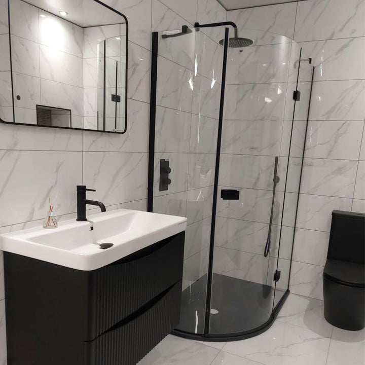 Calacatta White 30 x 60cm Rectified Polished White Body Tile - 54sqm Pallet