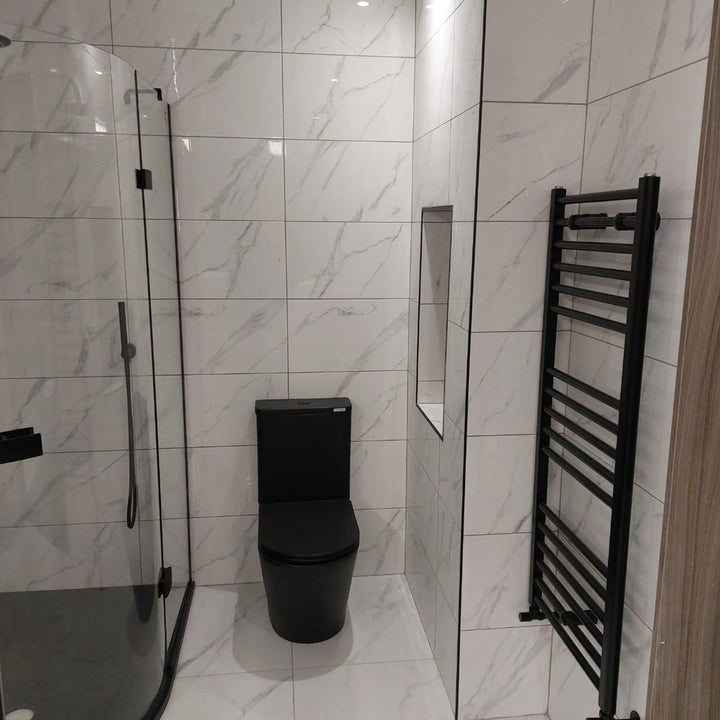 Calacatta White 30 x 60cm Rectified Polished White Body Tile - 54sqm Pallet