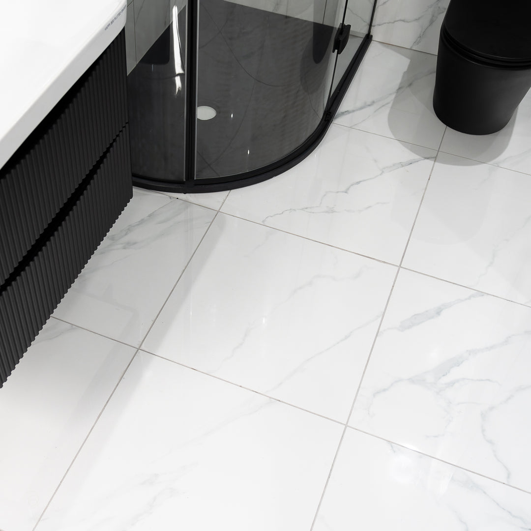 Complete Luxury Walk-In Bathroom Suite - Black