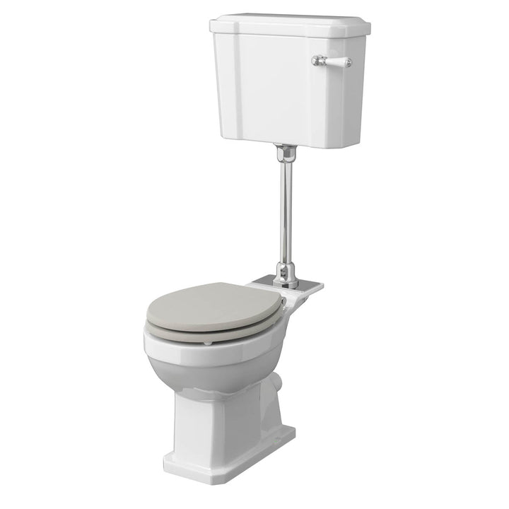 Hudson Reed Richmond Traditional Mid Level Pan, Cistern and Flush Pipe Kit
