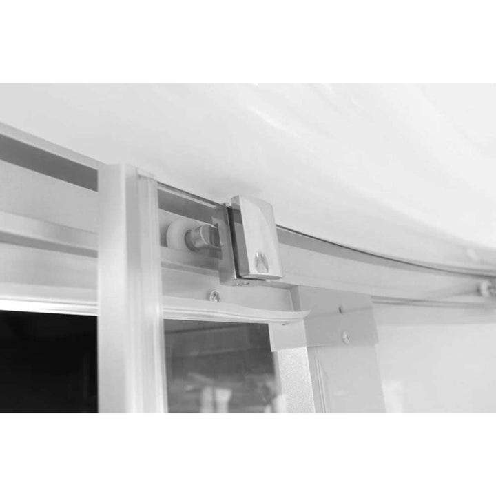 Vidalux Lisbon 1350mm Whirlpool Steam Shower - Black