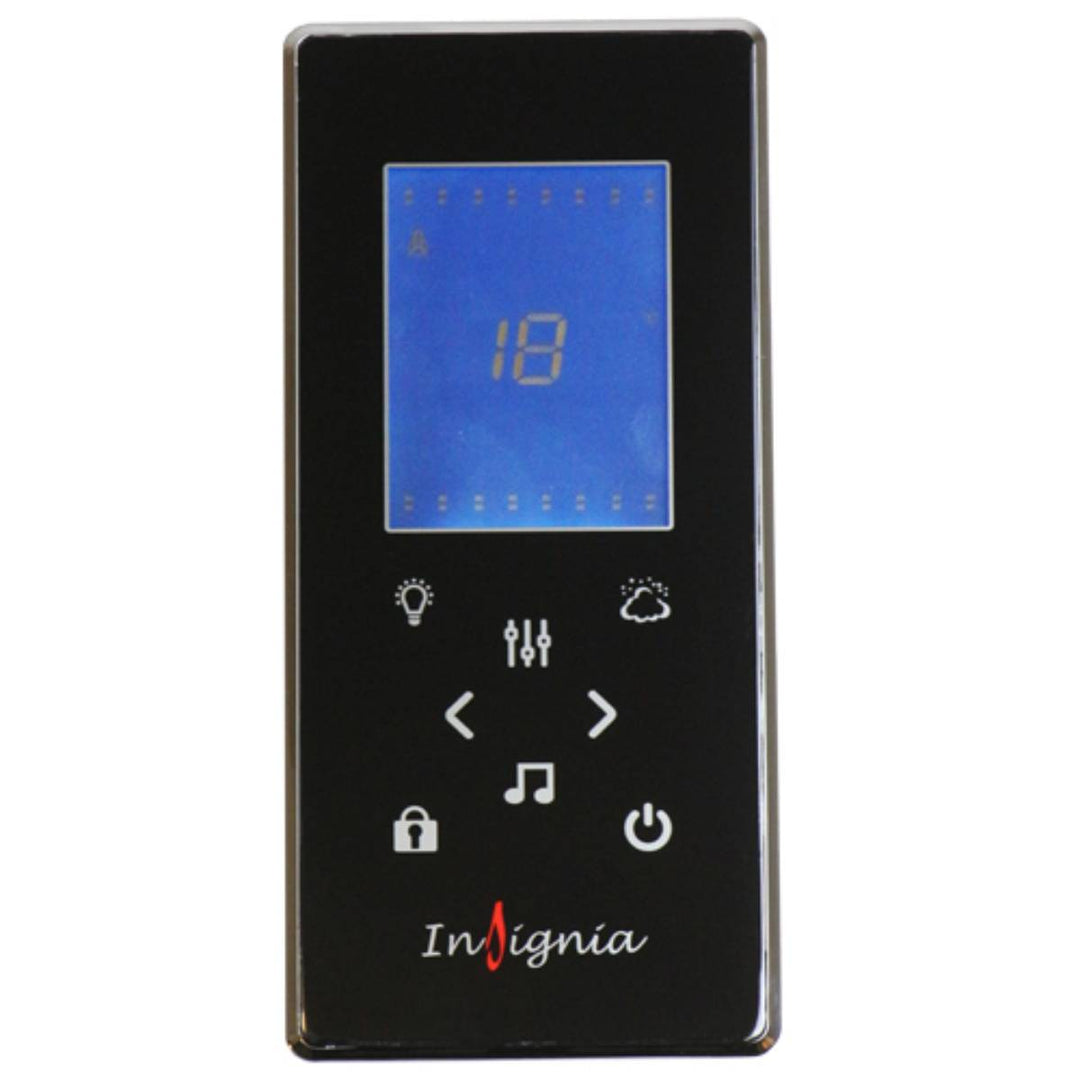 Insignia Platinum 1200 x 800mm Offset Steam Shower Enclosure PL12R-OCF-CG-S - Right Hand
