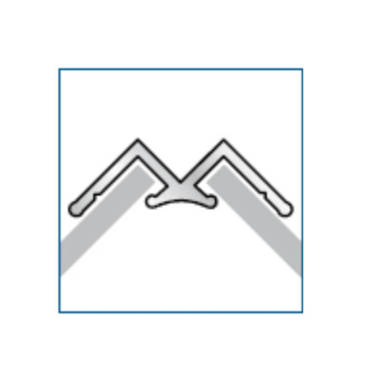Lusso Panel Essentials 5mm Internal Silver - 2700mm