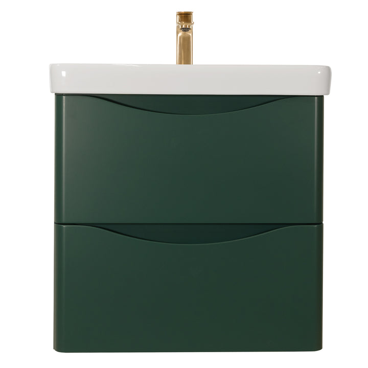 Happi 600mm Wall Hung Vanity Unit &amp; Basin - Goblin