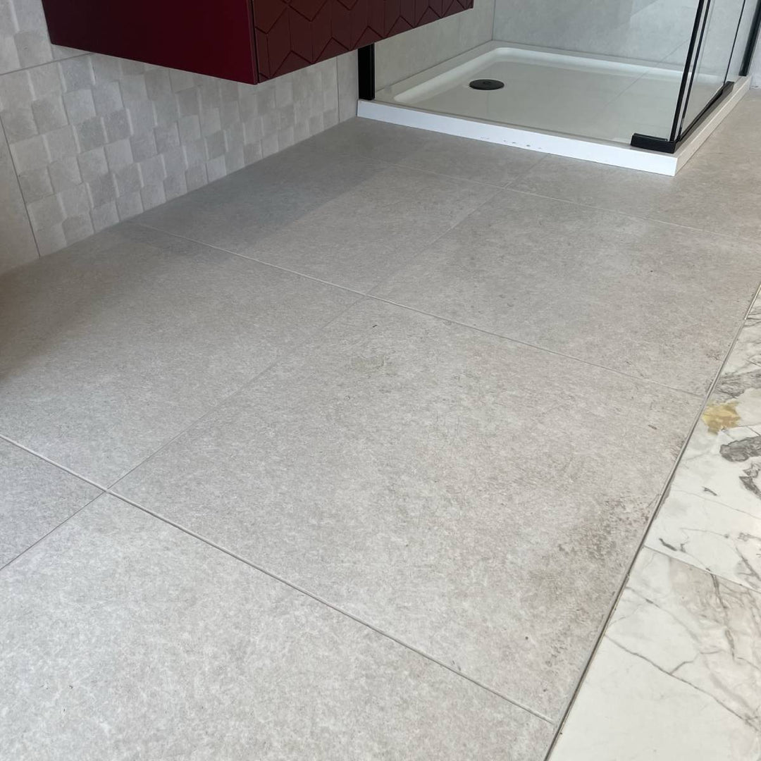 Kalos White 60 x 60cm Porcelain Floor Tile - 1.044sqm perbox