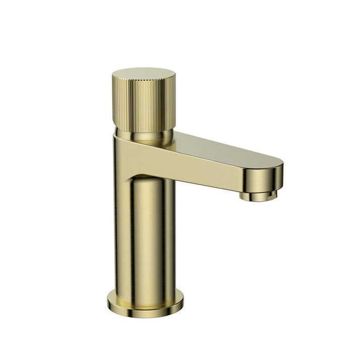 Koko Basin Mixer - Brushed Brass