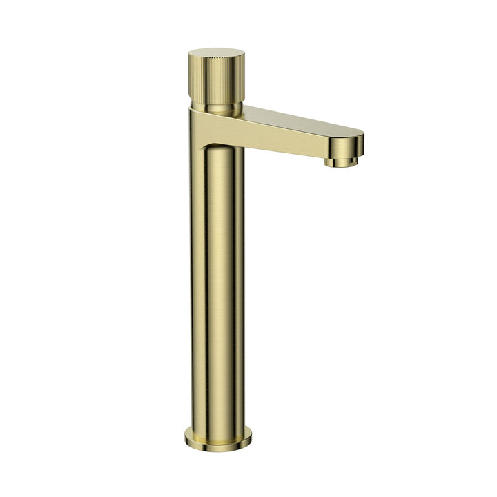 Koko Tall Basin Tap - Brushed Brass