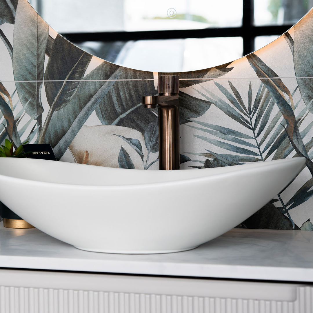 Koko Tall Basin Tap - Brushed Bronze