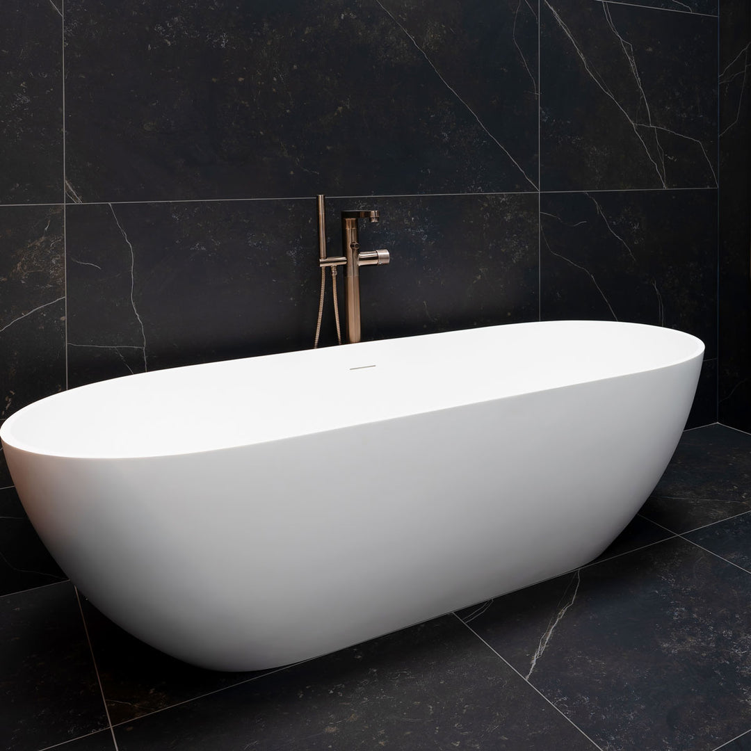 Koko Freestanding Bath Shower Mixer - Brushed Bronze
