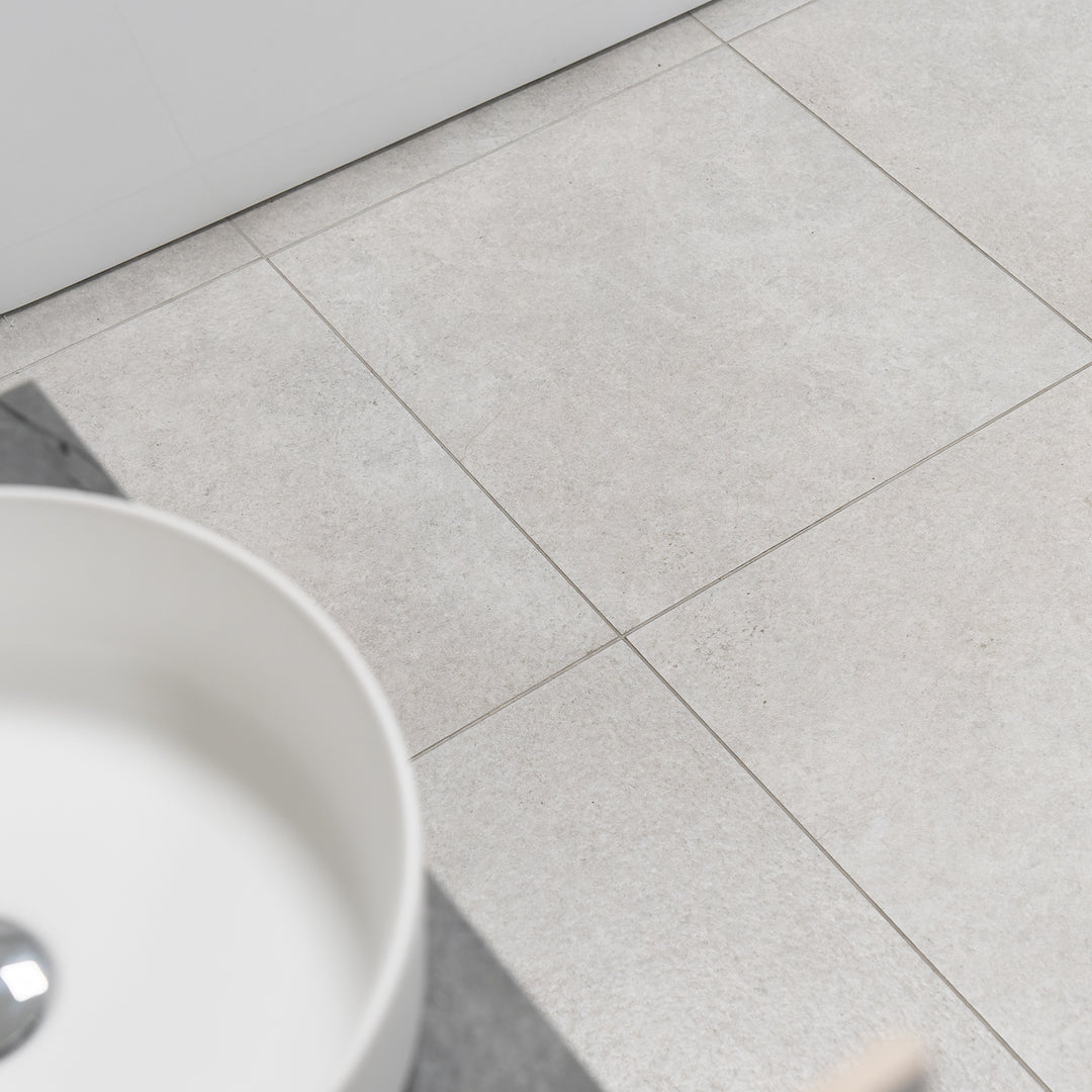 Kalos White 60 x 60cm Porcelain Floor Tile - 1.044sqm perbox