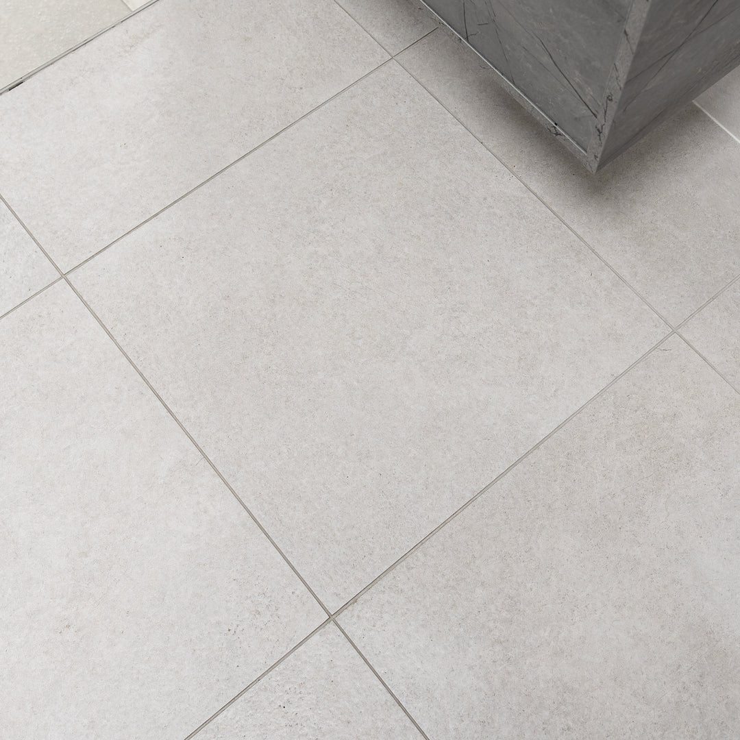 Kalos White 60 x 60cm Porcelain Floor Tile - 1.044sqm perbox