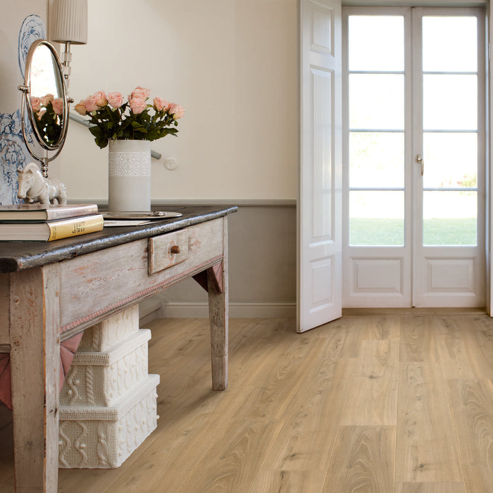 Pergo Laminate Flooring - Drammen Sandwave Oak - 1200mm x 190mm x 8mm - 1.596m2 per pack