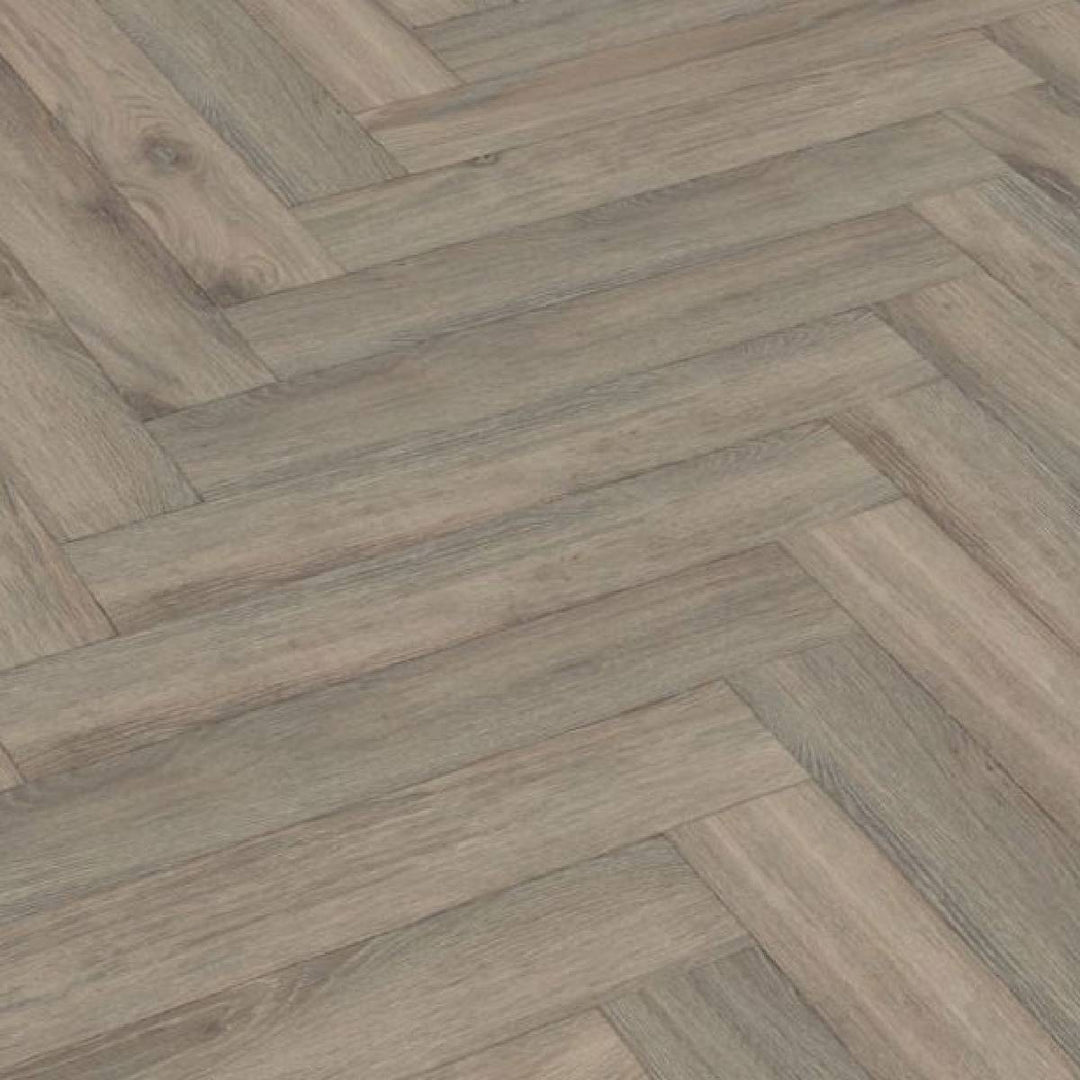 Volcanic Oak Herringbone 12mm Laminate Wooden Flooring - 1.92sqm per pack