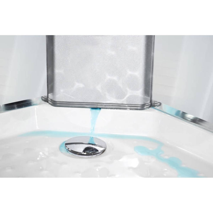 Vidalux Pure Electric 800mm Shower Cabin White - Standard 9.5KW