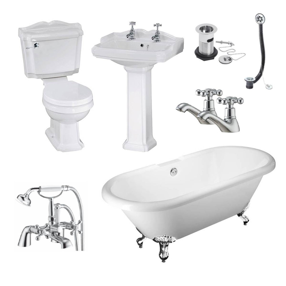 Legend Roll Top Freestanding Bath Suite