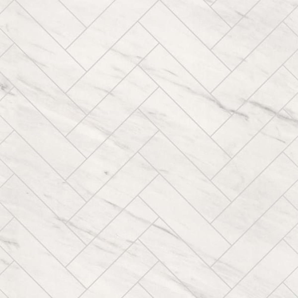 Multipanel Herringbone Tile Collection Levanto Marble 598mm Tongue & Groove Panel