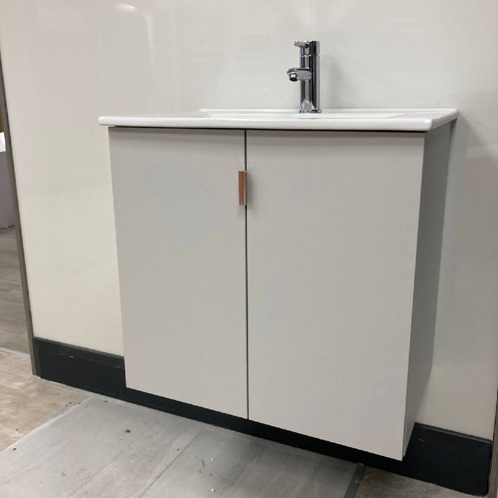 600mm Wall Hung Vanity Unit - Matt Grey
