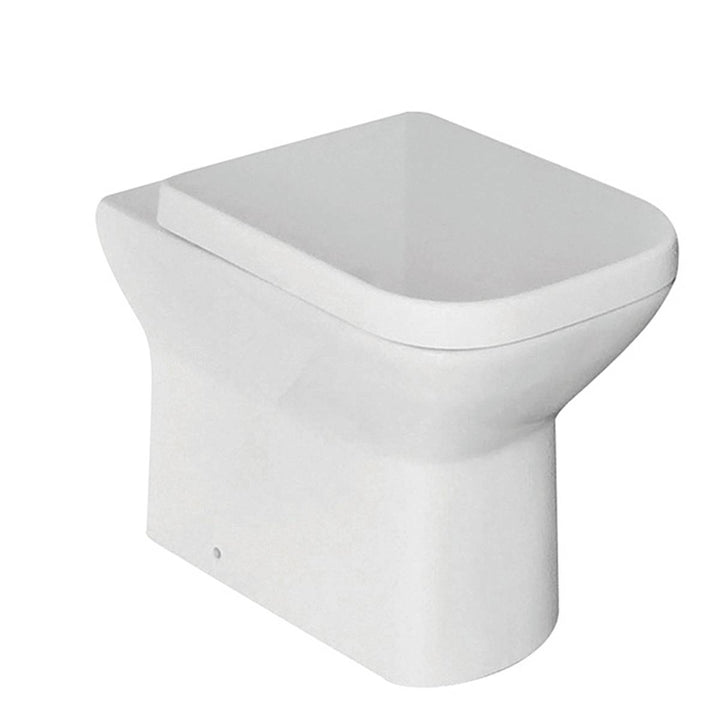 Linea Comfort Height Rimless Back to Wall Toilet &amp; Soft Close Seat