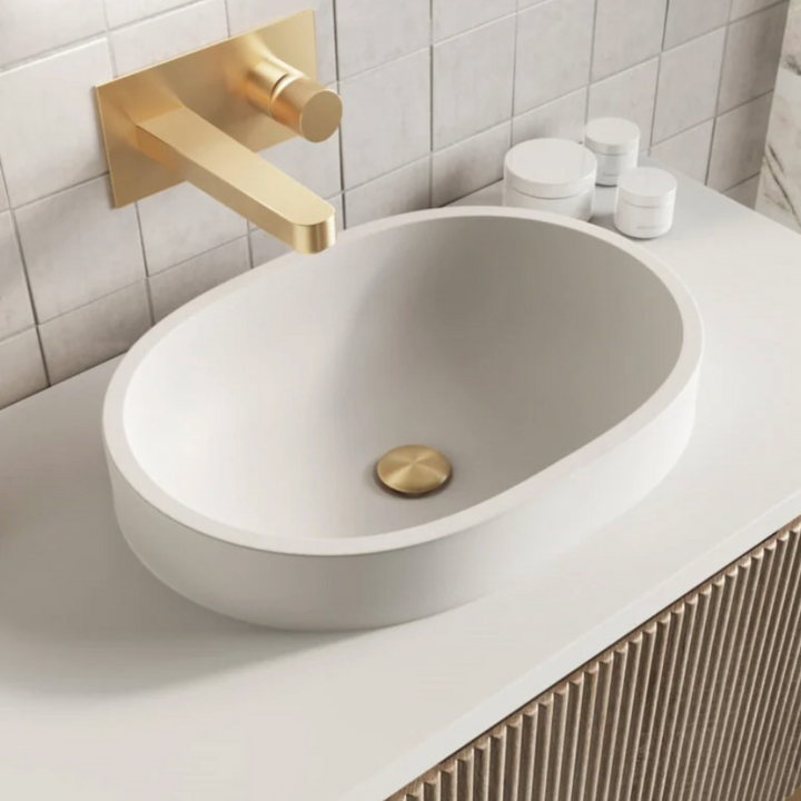 Linea 900mm Oak Vanity Unit with Basin