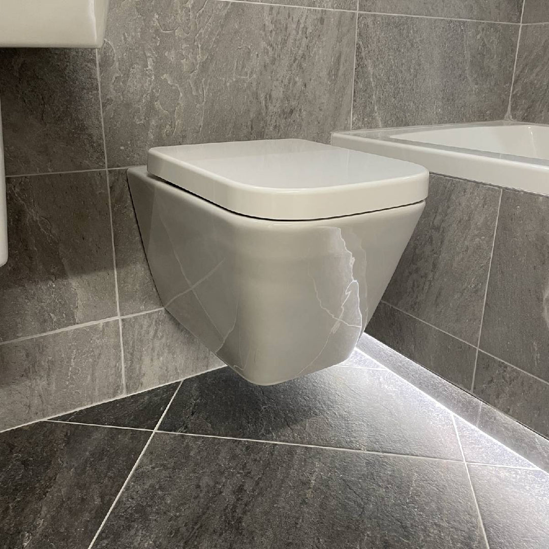 Linea Wall Hung Toilet &amp; Soft Close Seat