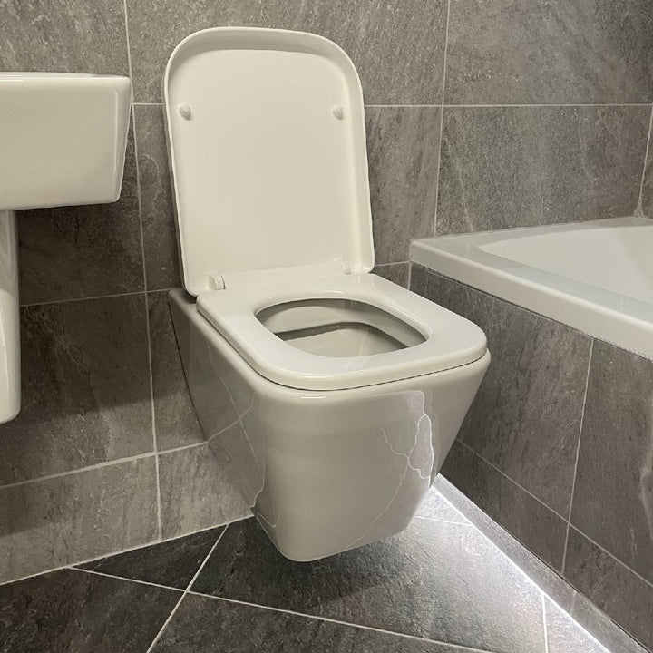Linea Wall Hung Toilet &amp; Soft Close Seat