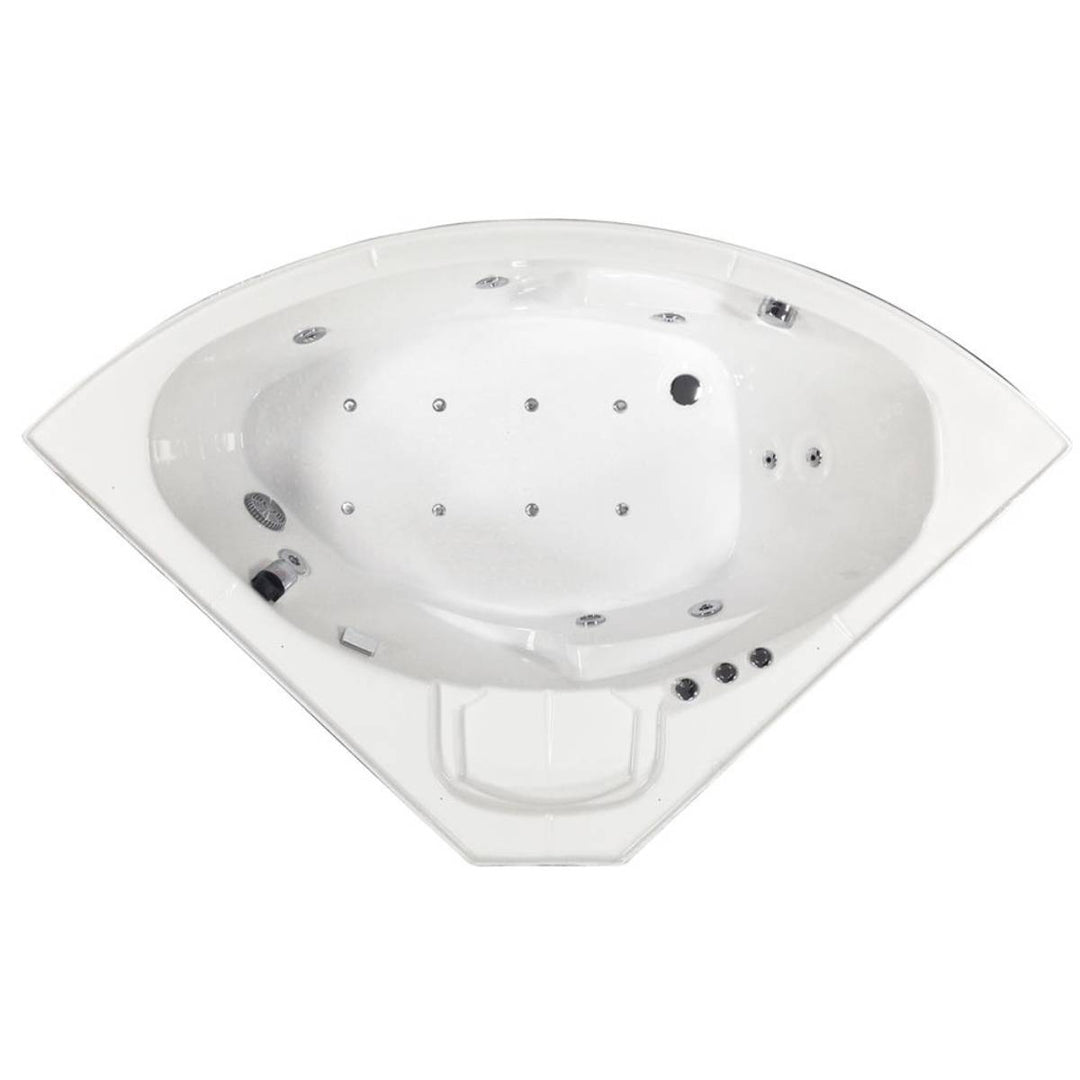 Vidalux Lisbon 1350mm Whirlpool Steam Shower - White