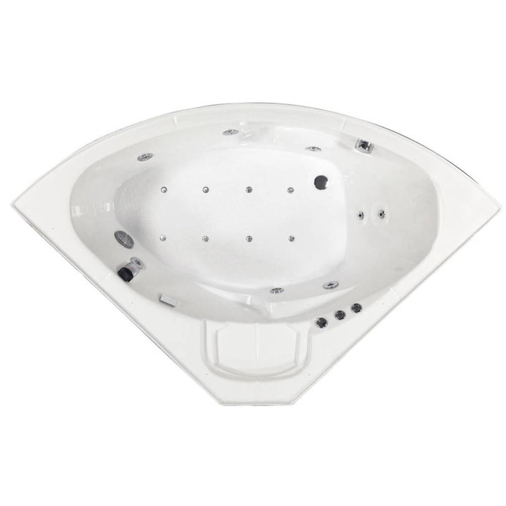 Vidalux Lisbon 1350mm Whirlpool Steam Shower - White