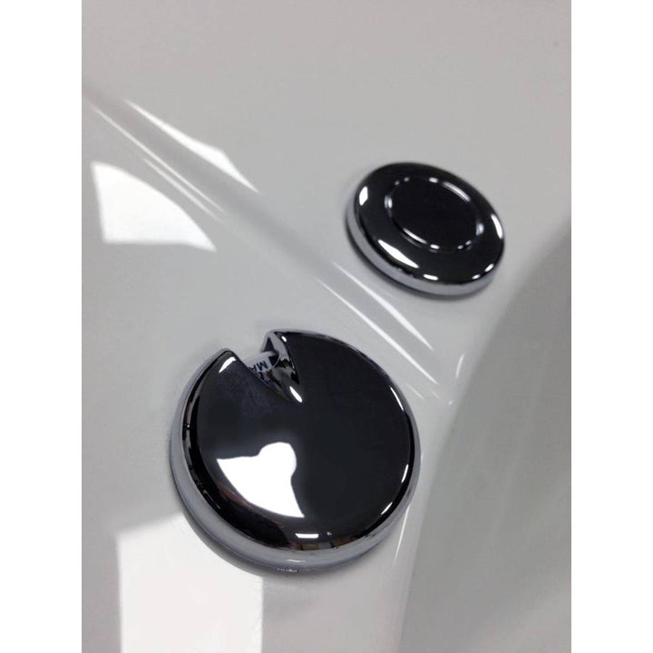 Vidalux Lisbon 1350mm Whirlpool Steam Shower - Black