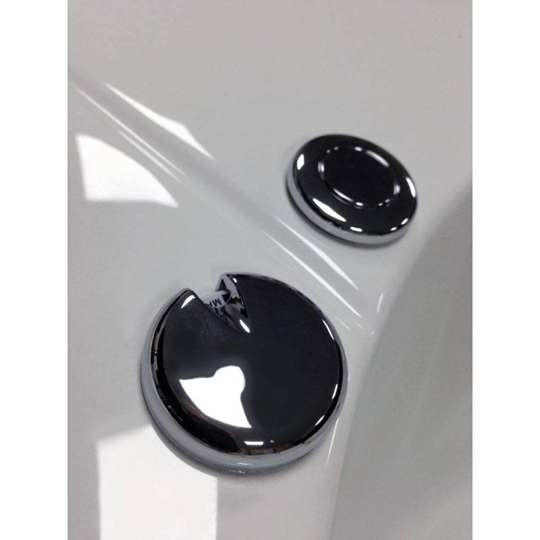 Vidalux Lisbon 1350mm Whirlpool Steam Shower - White