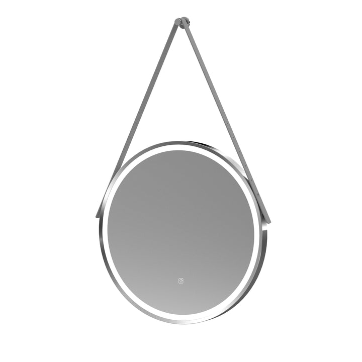 Hudson Reed 600mm Round Illuminated Mirror - Chrome