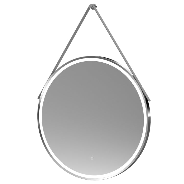 Hudson Reed 800mm Round Illuminated Mirror - Chrome
