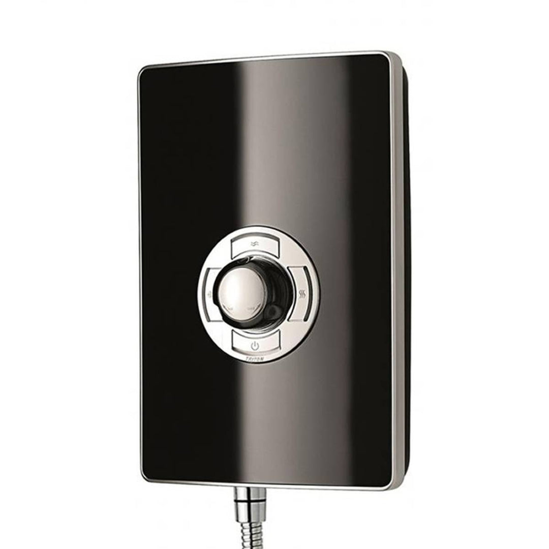 Vidalux Pure Electric 1000mm Shower Cabin Black - Lux Black 9.5KW